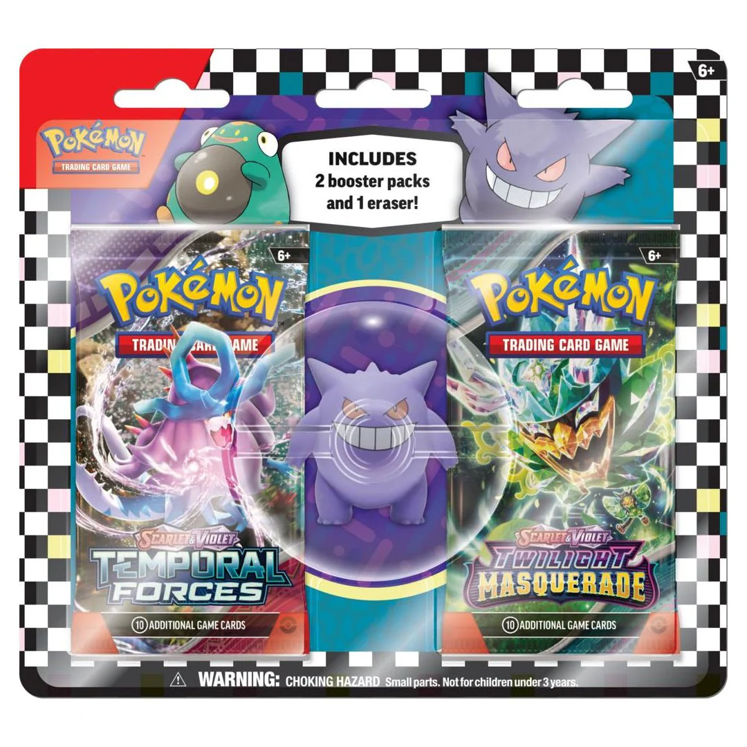 Pokémon TCG: Back to School Eraser Blister – Gengar