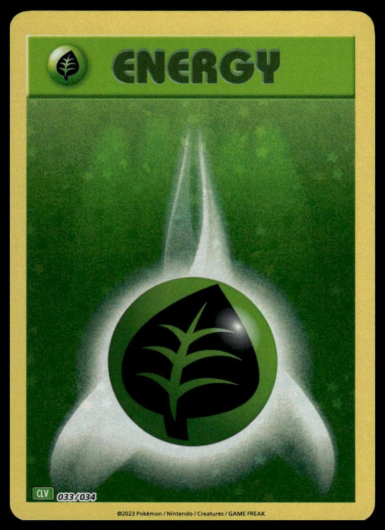 Pokémon TCG - Basic Grass Energy (Trading Card Game Classic 033 CLV)