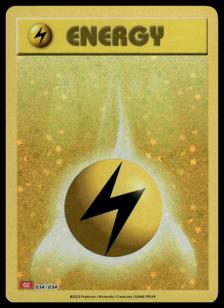 Pokémon TCG - Basic Lightning Energy (Trading Card Game Classic 034 CLC)