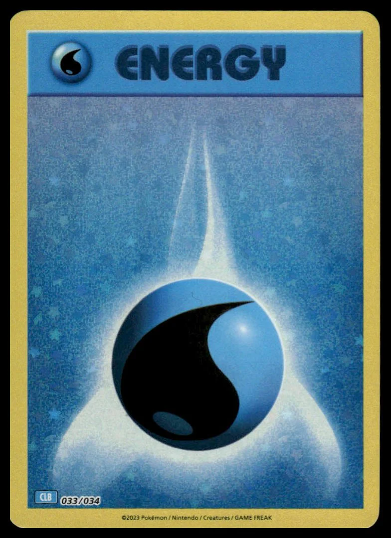 Pokémon TCG - Basic Water Energy (Trading Card Game Classic 033 CLB)