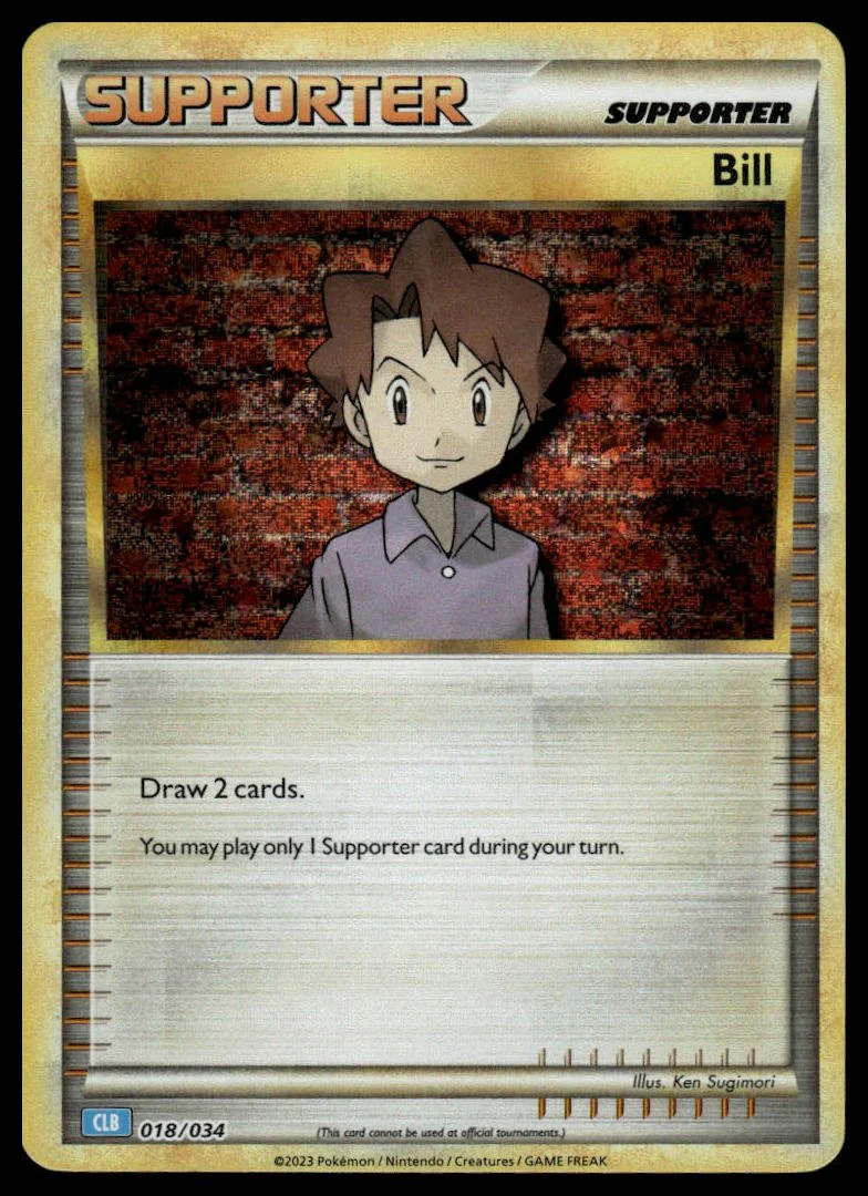 Pokémon TCG - Bill (Trading Card Game Classic 018 CLB)