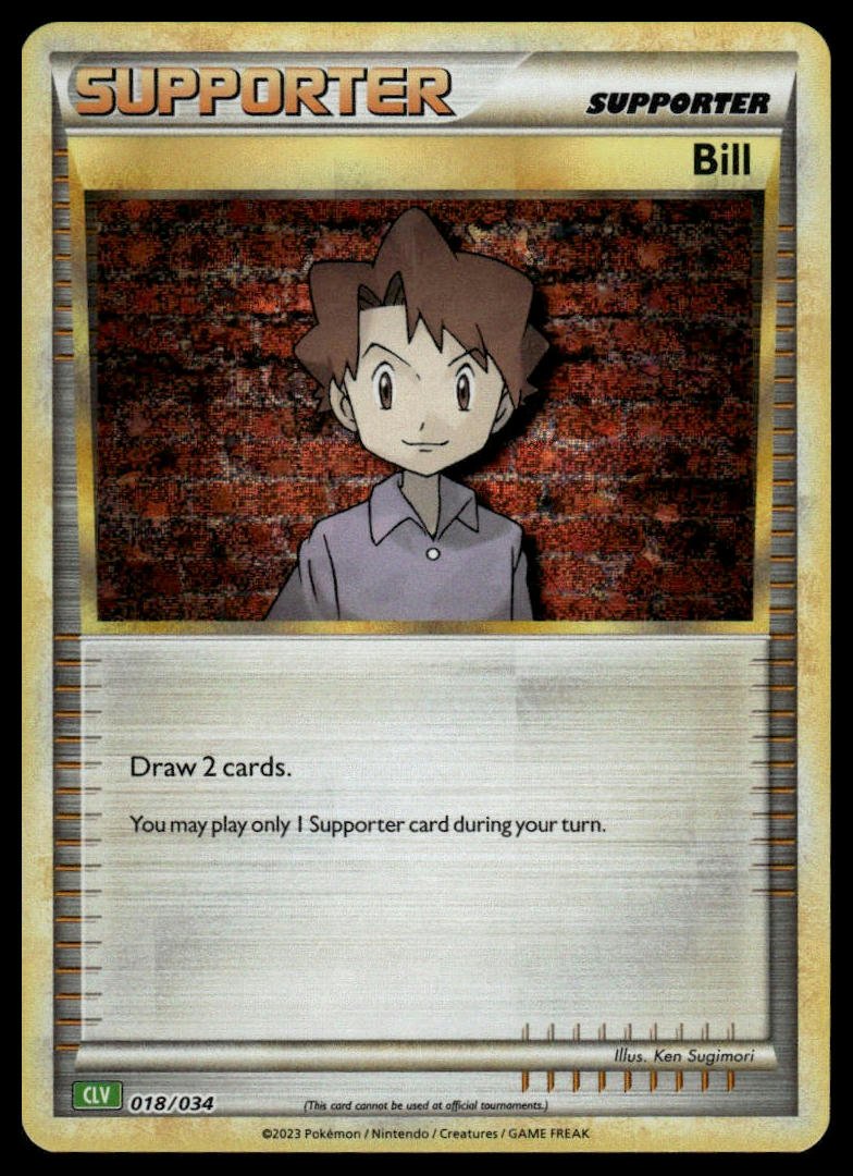 Pokémon TCG - Bill (Trading Card Game Classic 018 CLV)