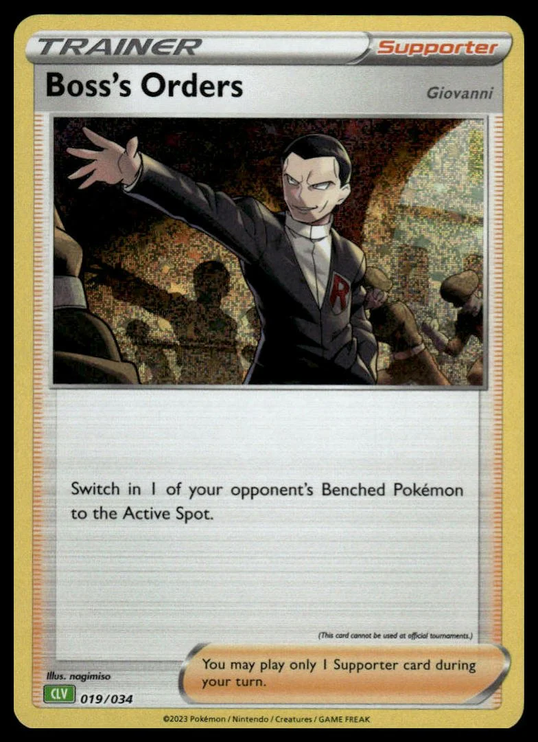 Pokémon TCG - Boss's Orders (Trading Card Game Classic 019 CLV)