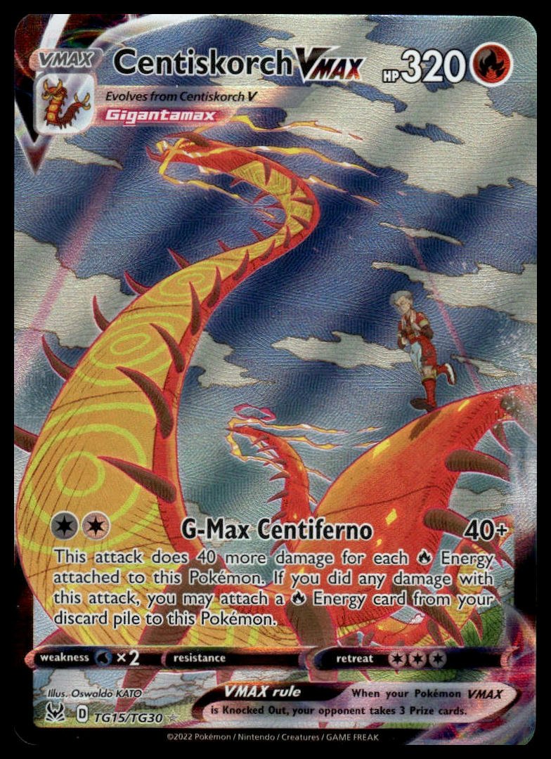 Pokémon TCG - Centiskorch VMAX (Lost Origin TG15)