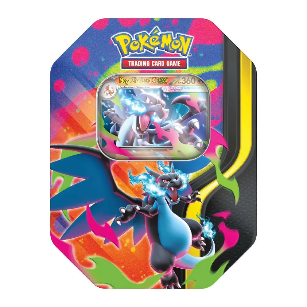 Pokémon TCG: Mega Charizard X EX Tin