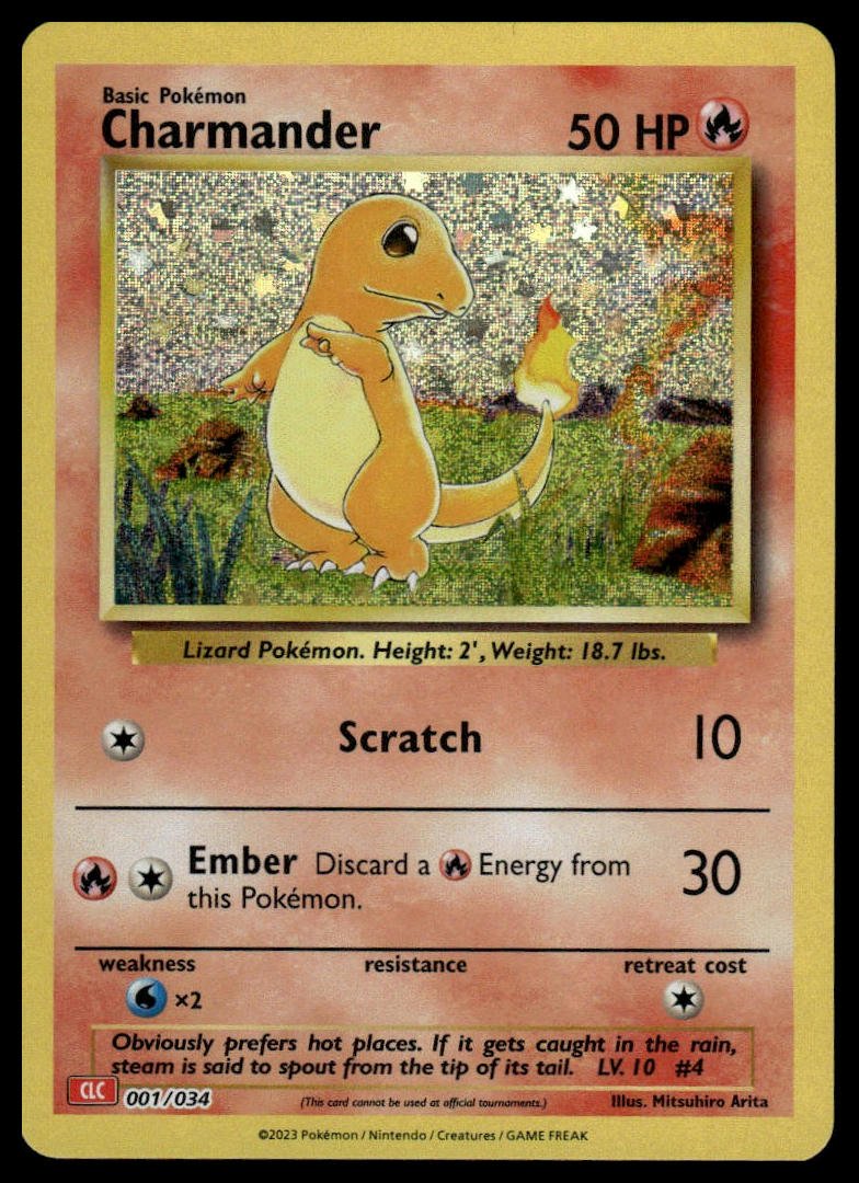 Pokémon TCG - Charmander (Trading Card Game Classic 001 CLC)