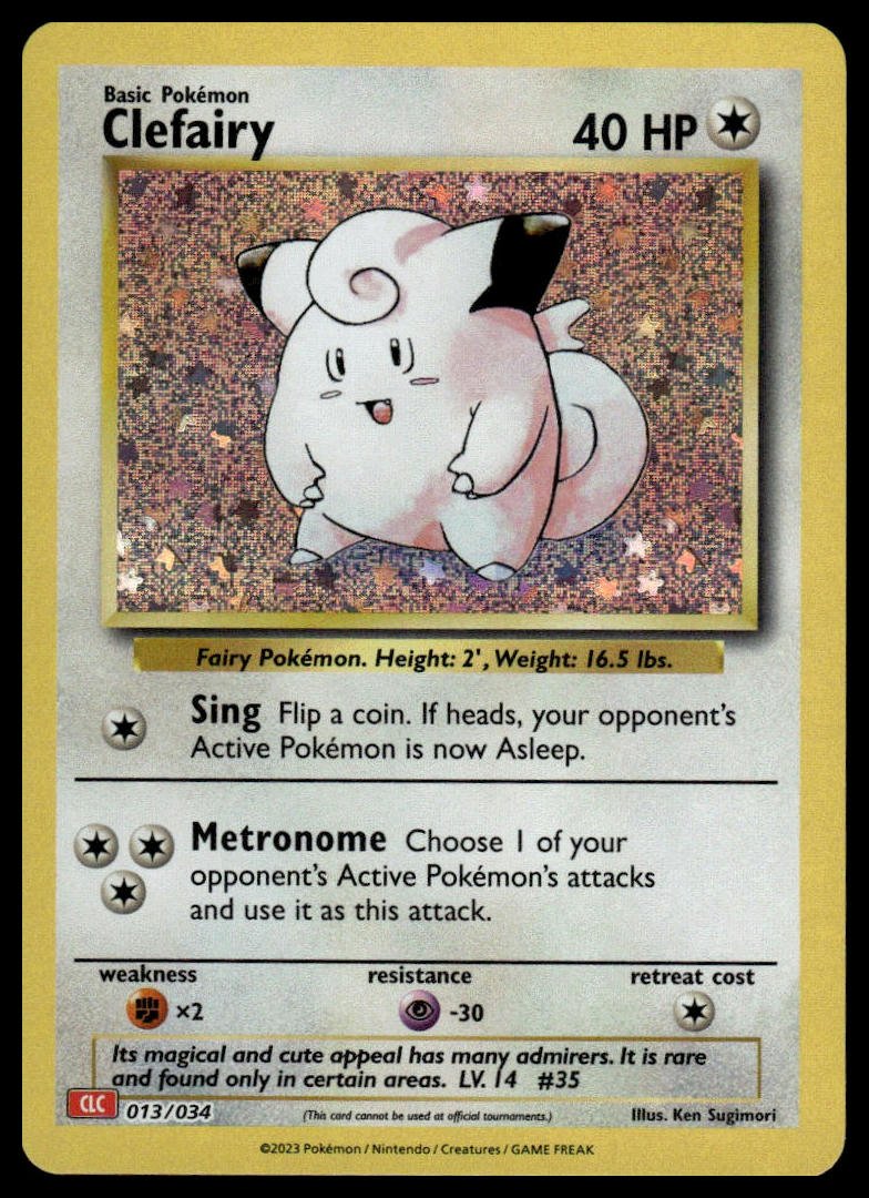 Pokémon TCG - Clefairy (Trading Card Game Classic 013 CLC)