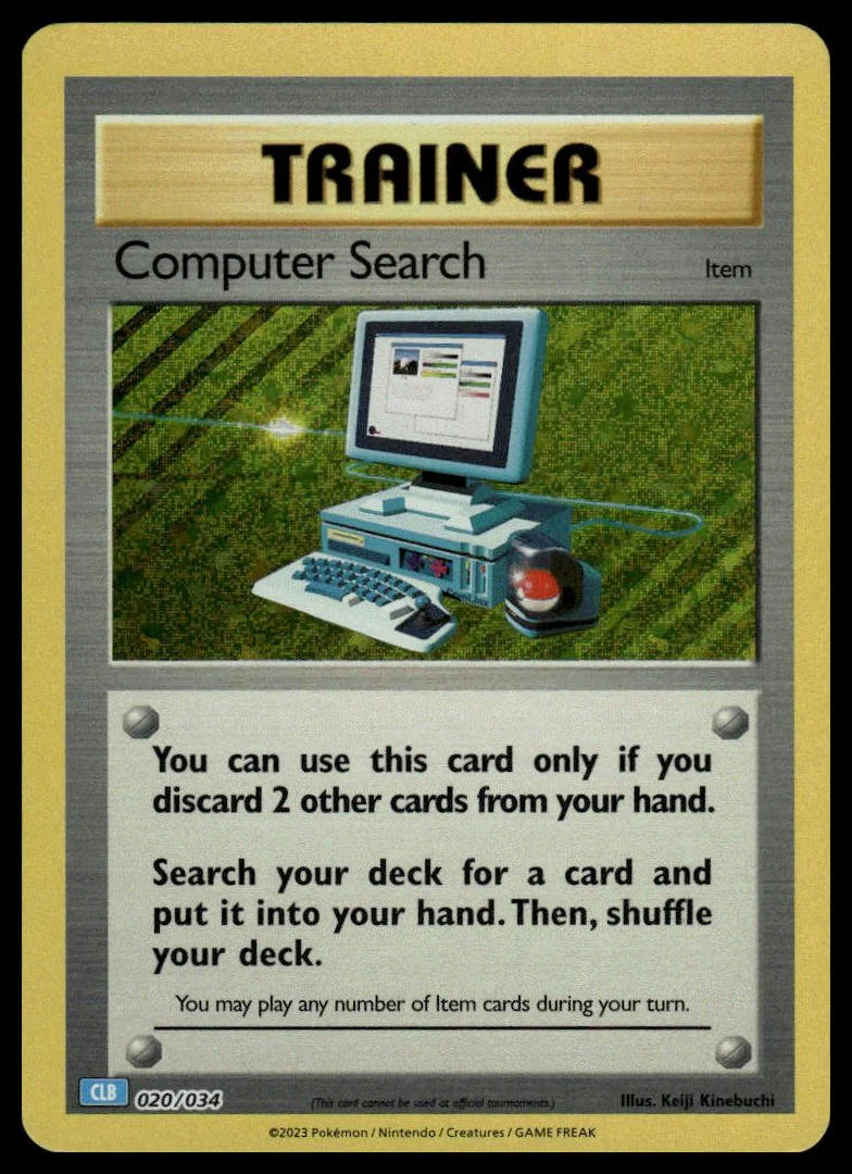 Pokémon TCG - Computer Search (Trading Card Game Classic 020 CLB)