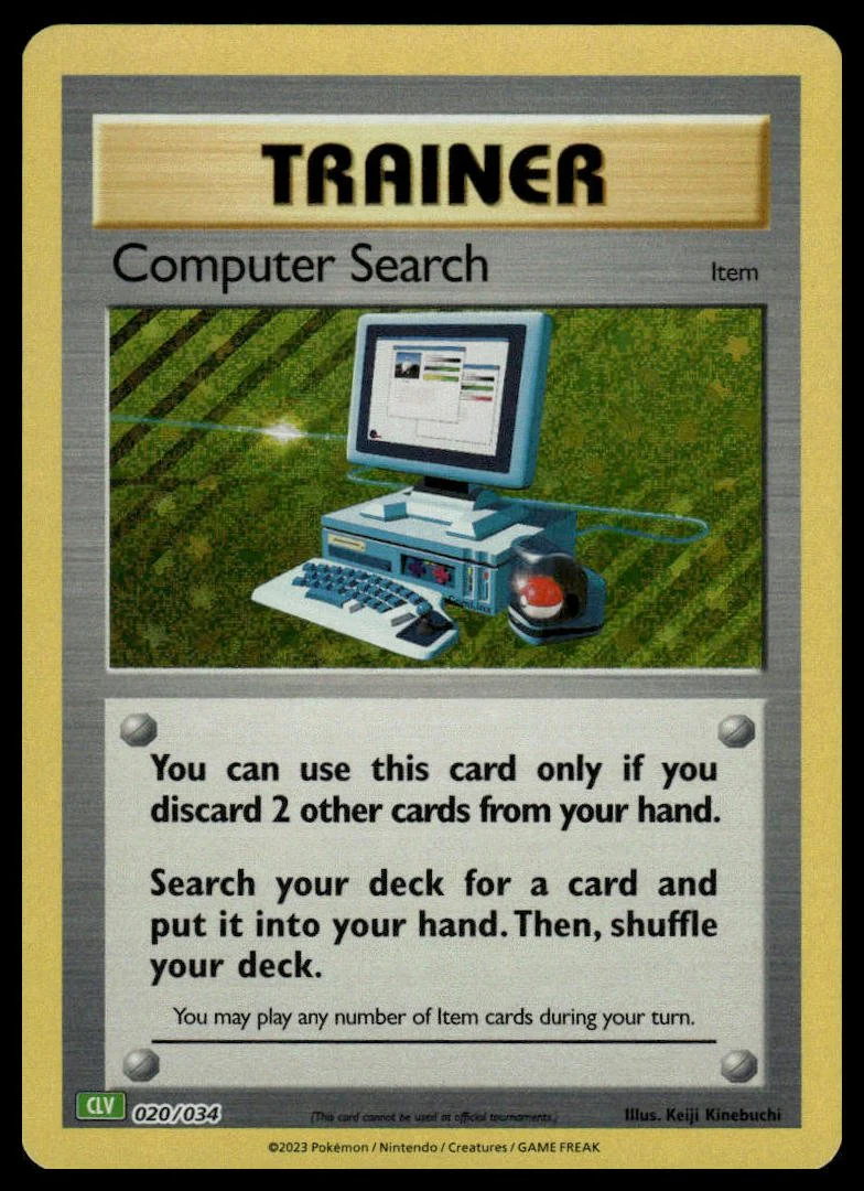 Pokémon TCG - Computer Search (Trading Card Game Classic 020 CLV)