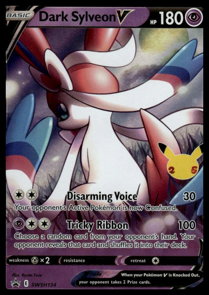 Pokémon TCG - Dark Sylveon V (SWSH Black Star Promos SWSH134)