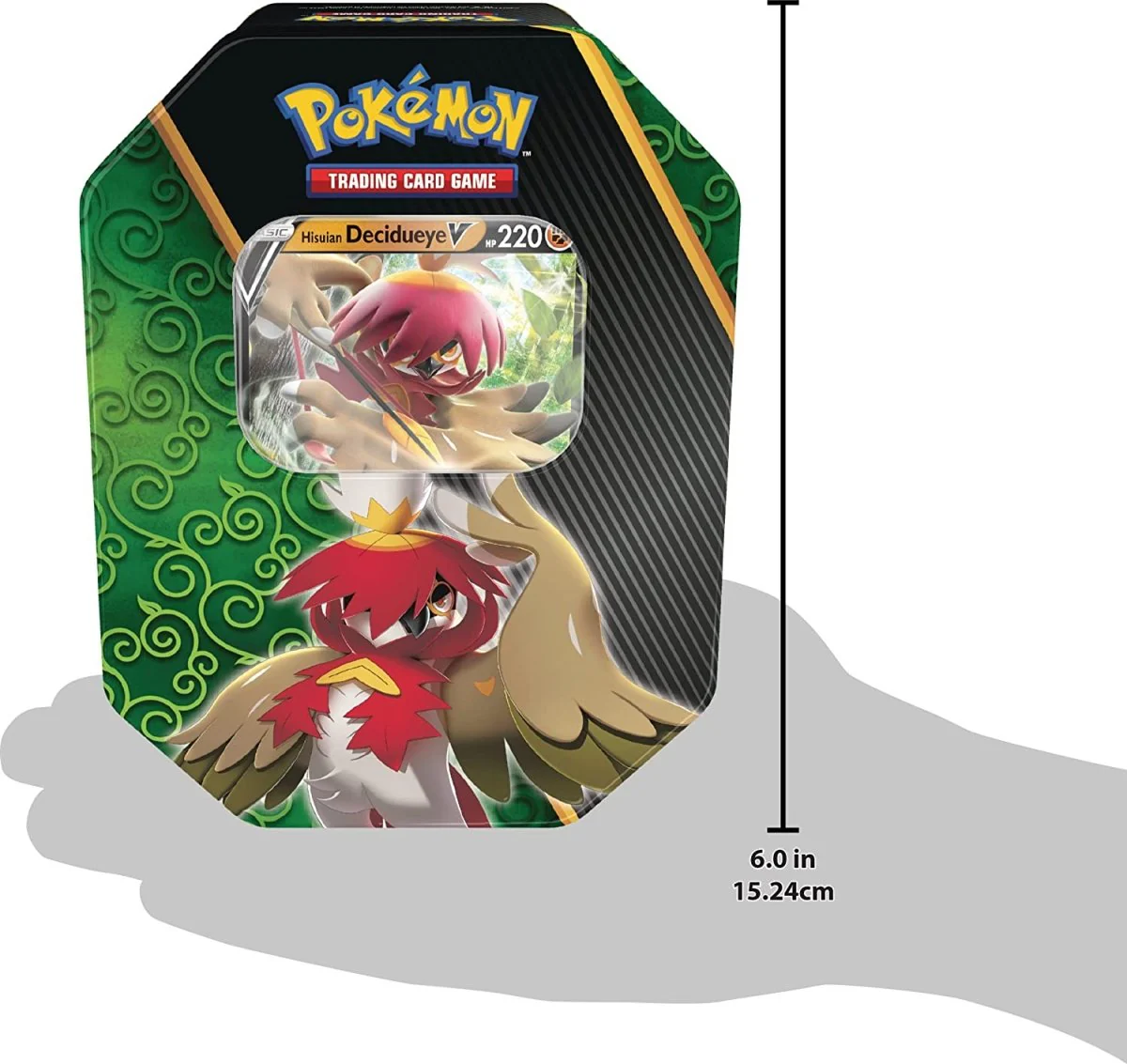Pokémon TCG: Divergent Powers Tin – Hisuian Decidueye V - Image 4