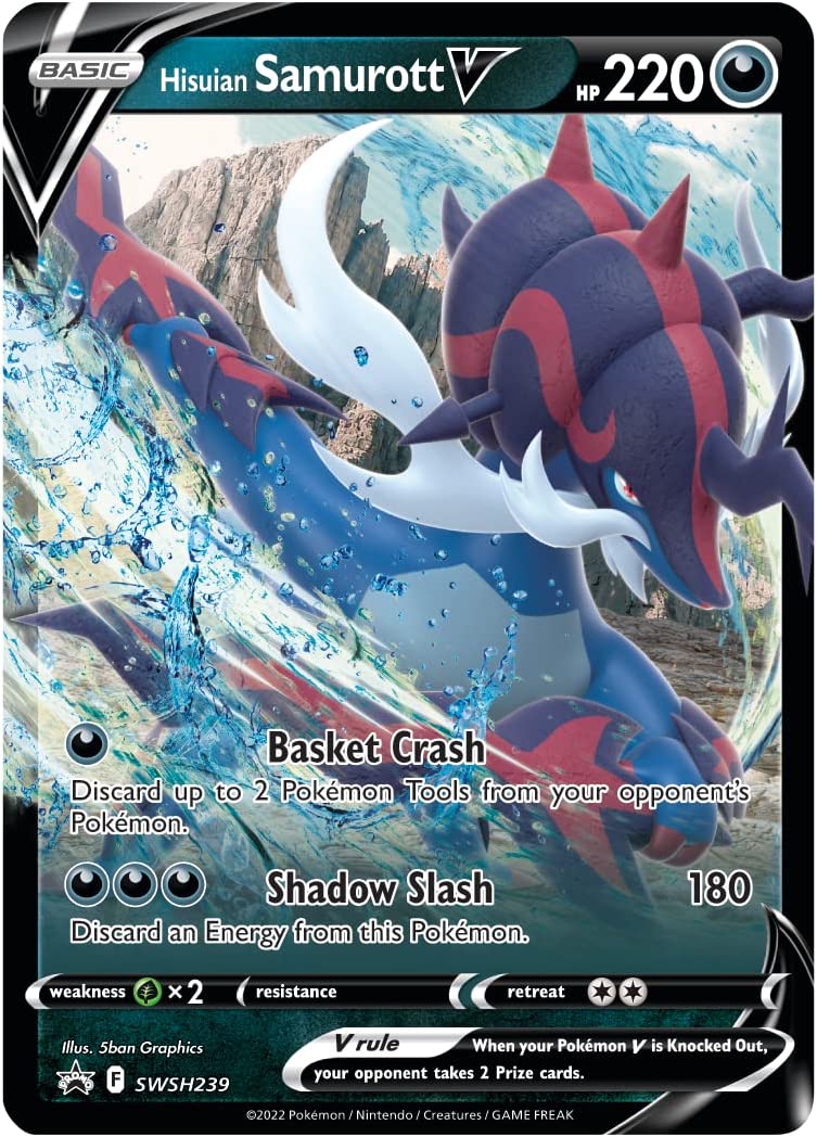 Pokémon TCG: Divergent Powers Tin – Hisuian Samurott V - Image 2