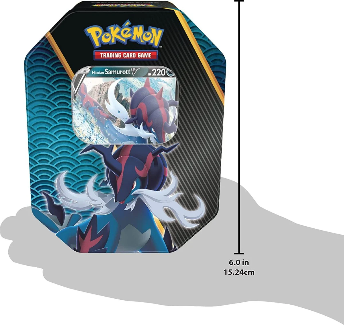 Pokémon TCG: Divergent Powers Tin – Hisuian Samurott V - Image 4