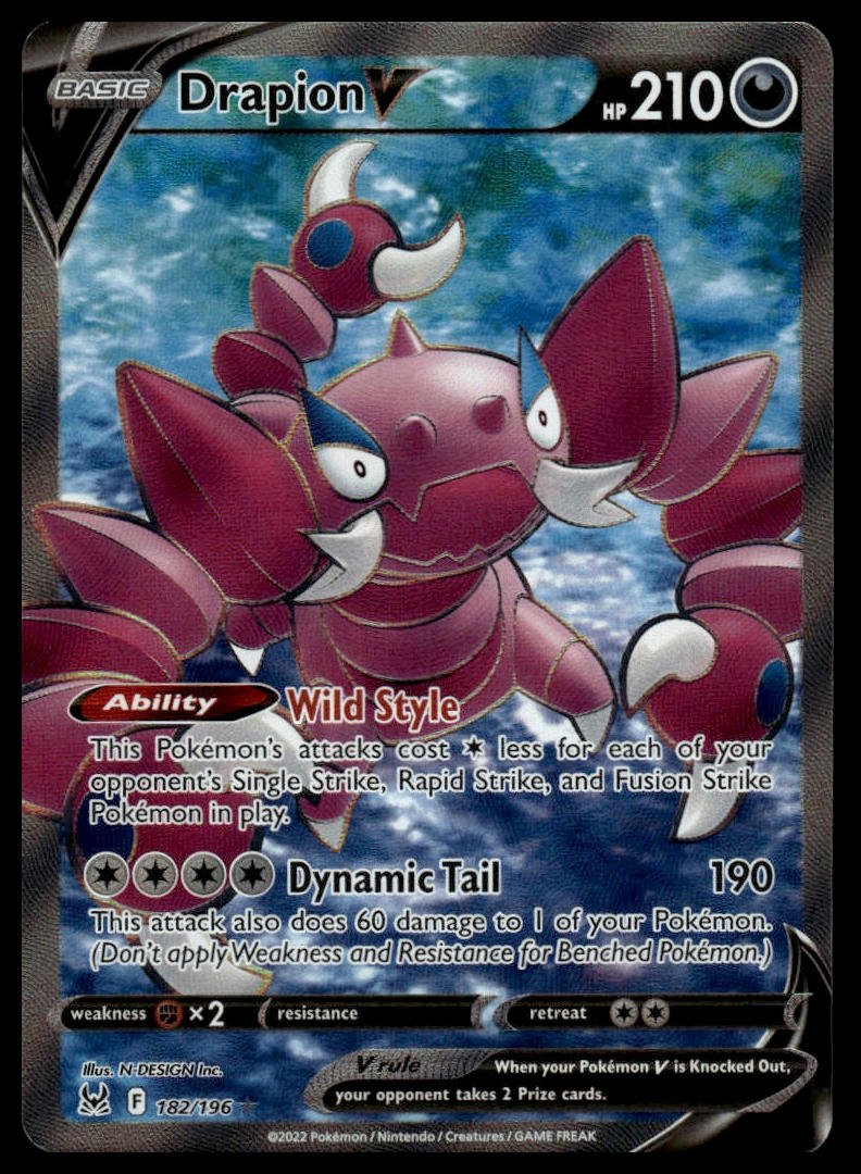 Pokémon TCG - Drapion V (Lost Origin 182)