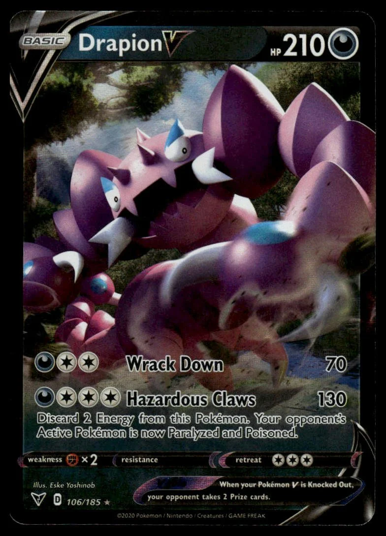 Pokémon TCG - Drapion V (Vivid Voltage 106)