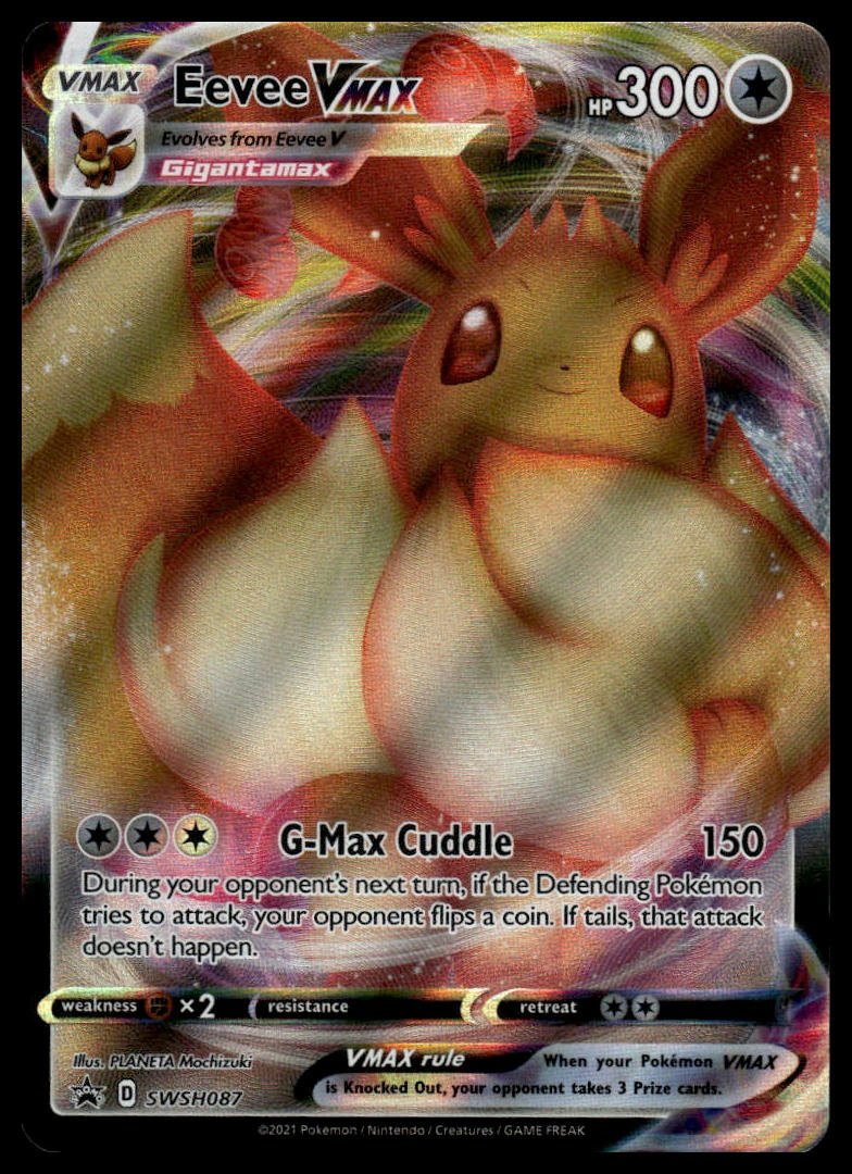 Pokémon TCG - Eevee VMAX (SWSH Black Star Promos SWSH087)