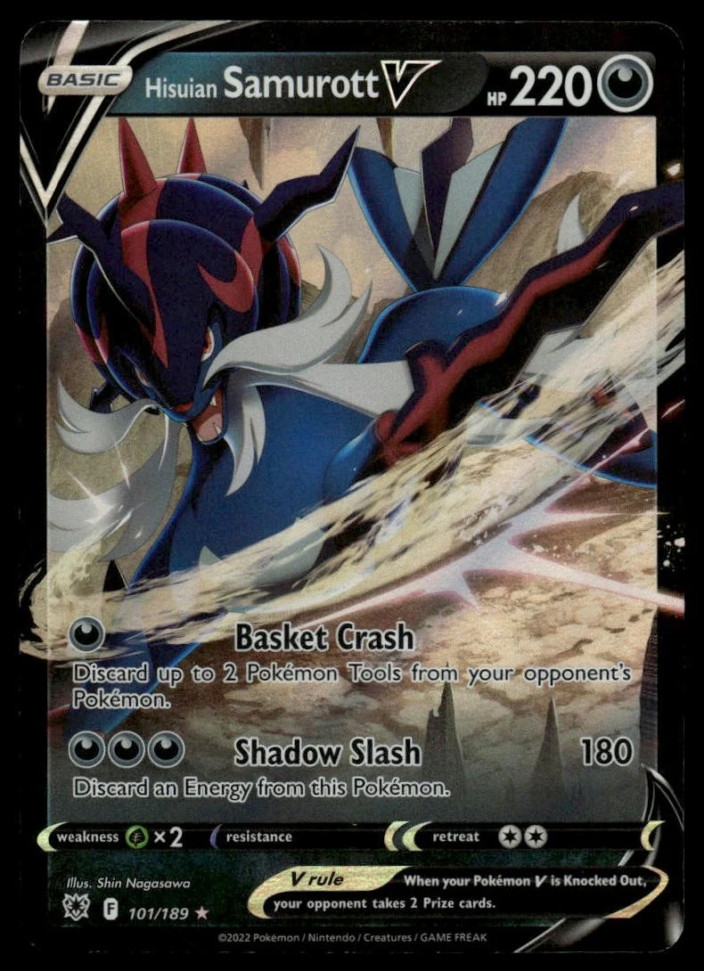 Pokémon TCG - Hisuian Samurott V (Astral Radiance 101)
