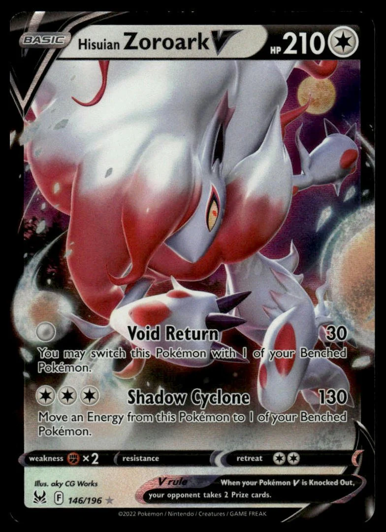 Pokémon TCG - Hisuian Zoroark V (Lost Origin 146)
