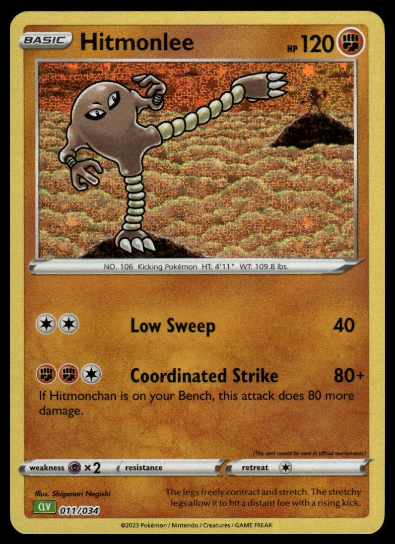 Pokémon TCG - Hitmonlee (Trading Card Game Classic 011 CLV)
