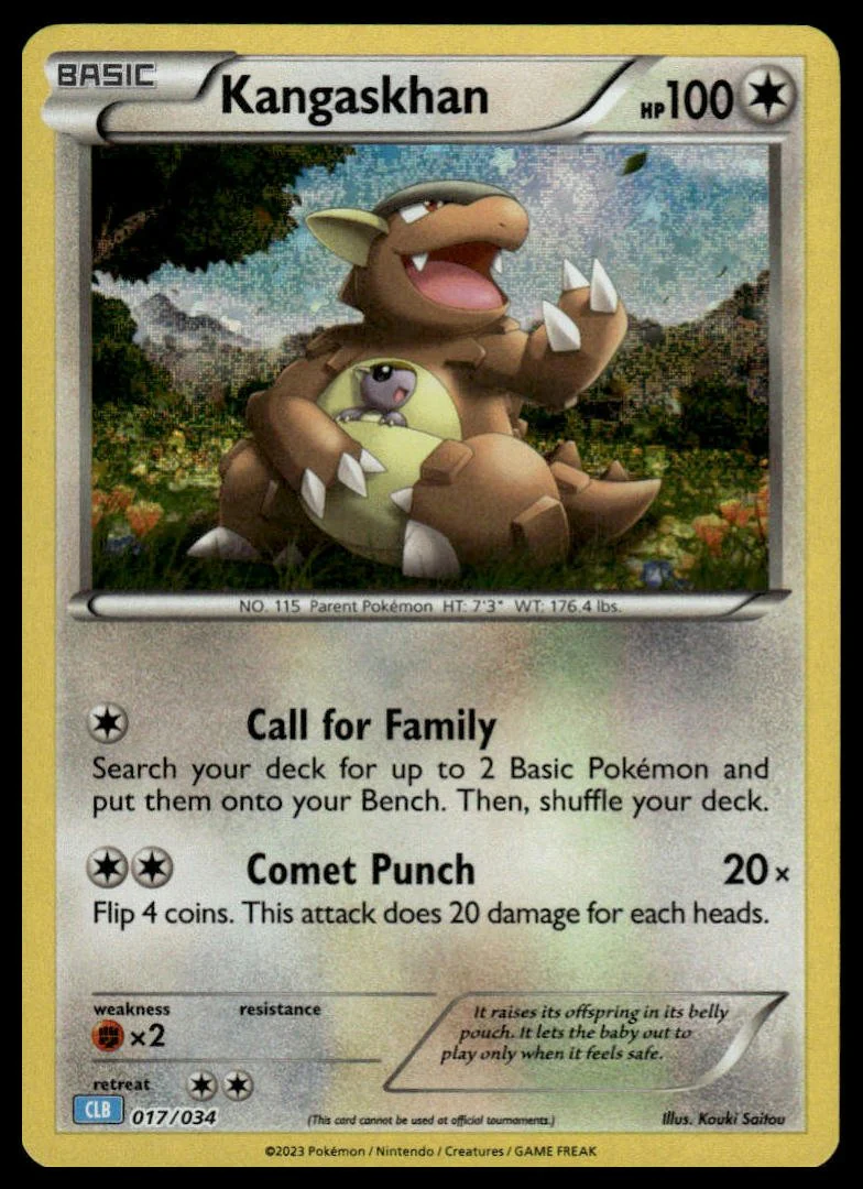 Pokémon TCG - Kangaskhan (Trading Card Game Classic 017 CLB)