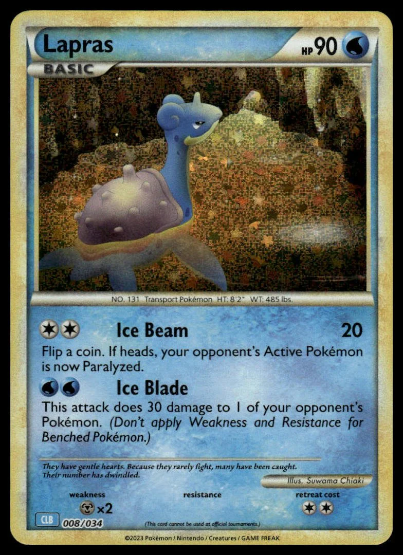 Pokémon TCG - Lapras (Trading Card Game Classic 008 CLB)