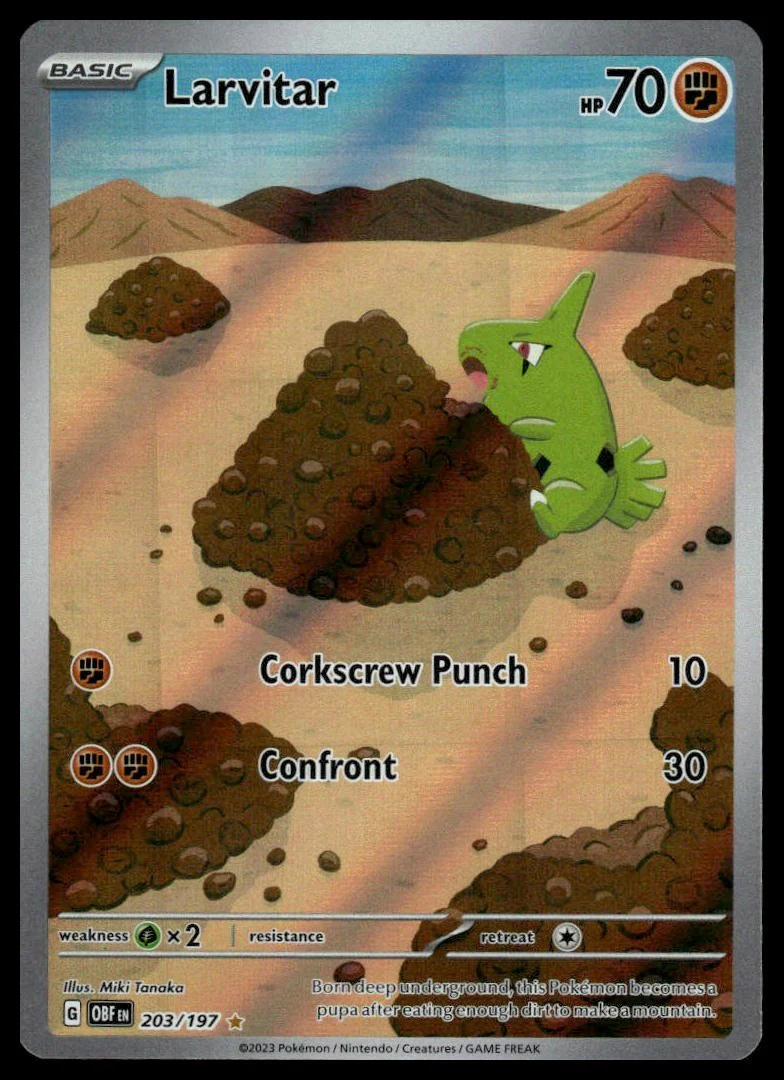 Pokémon TCG - Larvitar (Obsidian Flames 203)