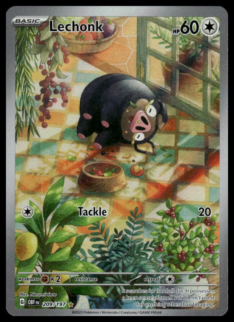 Pokémon TCG - Lechonk (Obsidian Flames 209)