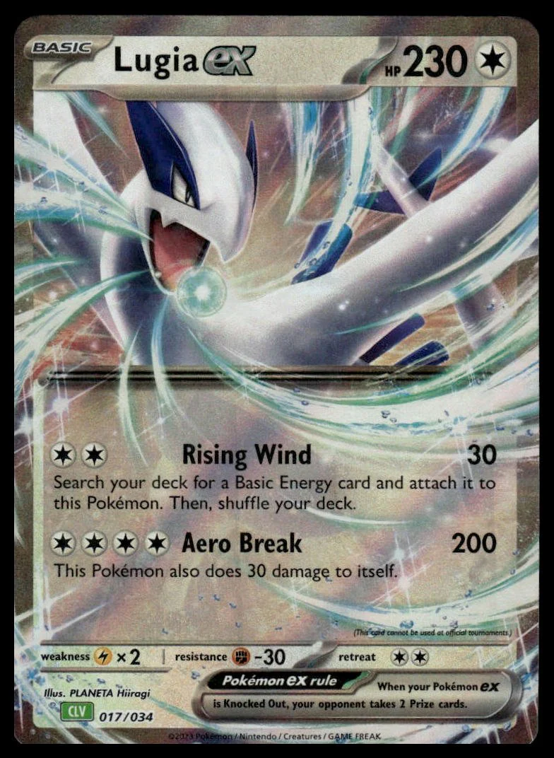 Pokémon TCG - Lugia ex (Trading Card Game Classic 017 CLV)