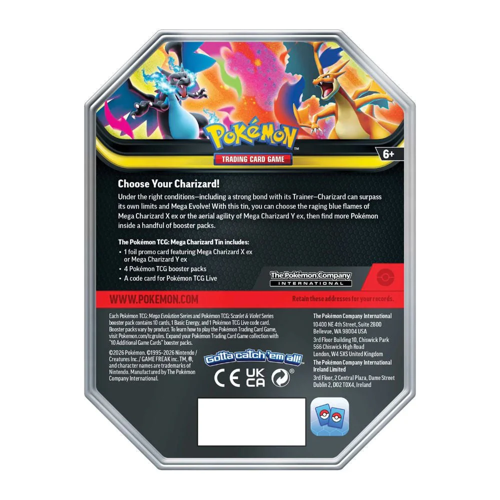 Pokémon TCG: Mega Charizard X EX Tin - Image 2