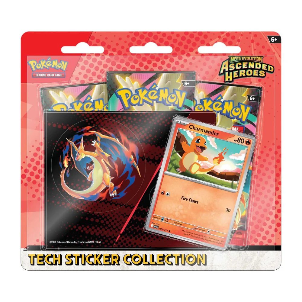 Pokémon TCG: Mega Evolution Ascended Heroes - Tech Sticker Collection - Charmander