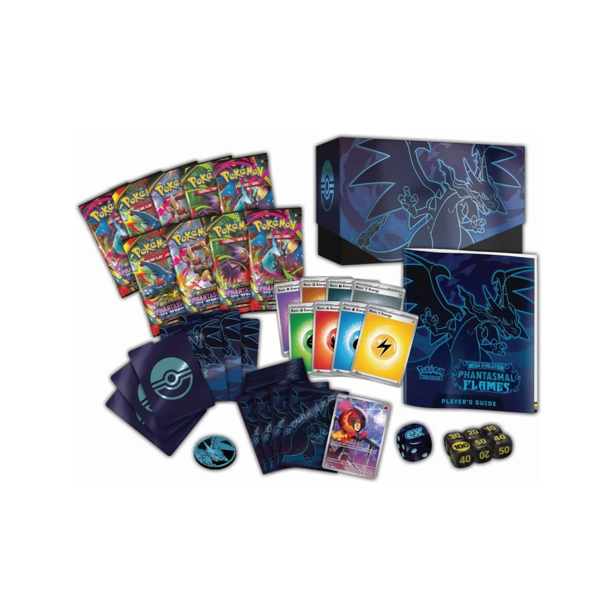 Pokémon TCG: Mega Evolution Phantasmal Flames - Elite Trainer Box - Image 2