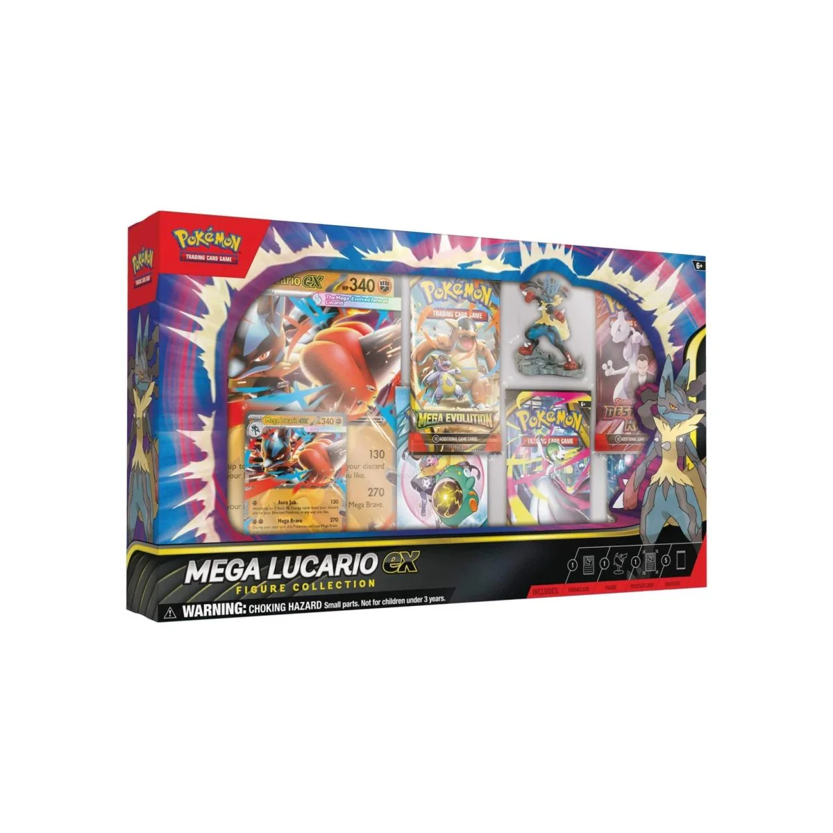 Pokemon TCG: Mega Lucario ex Figure Collection