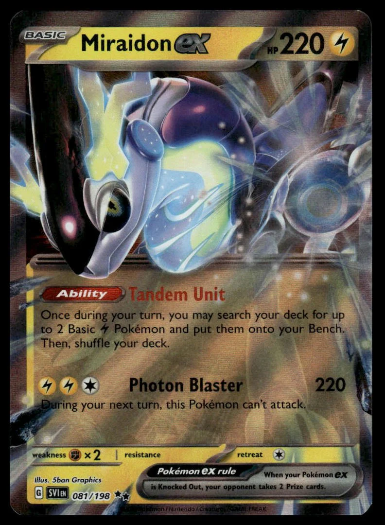 Pokémon TCG - Miraidon ex (Scarlet & Violet 081)