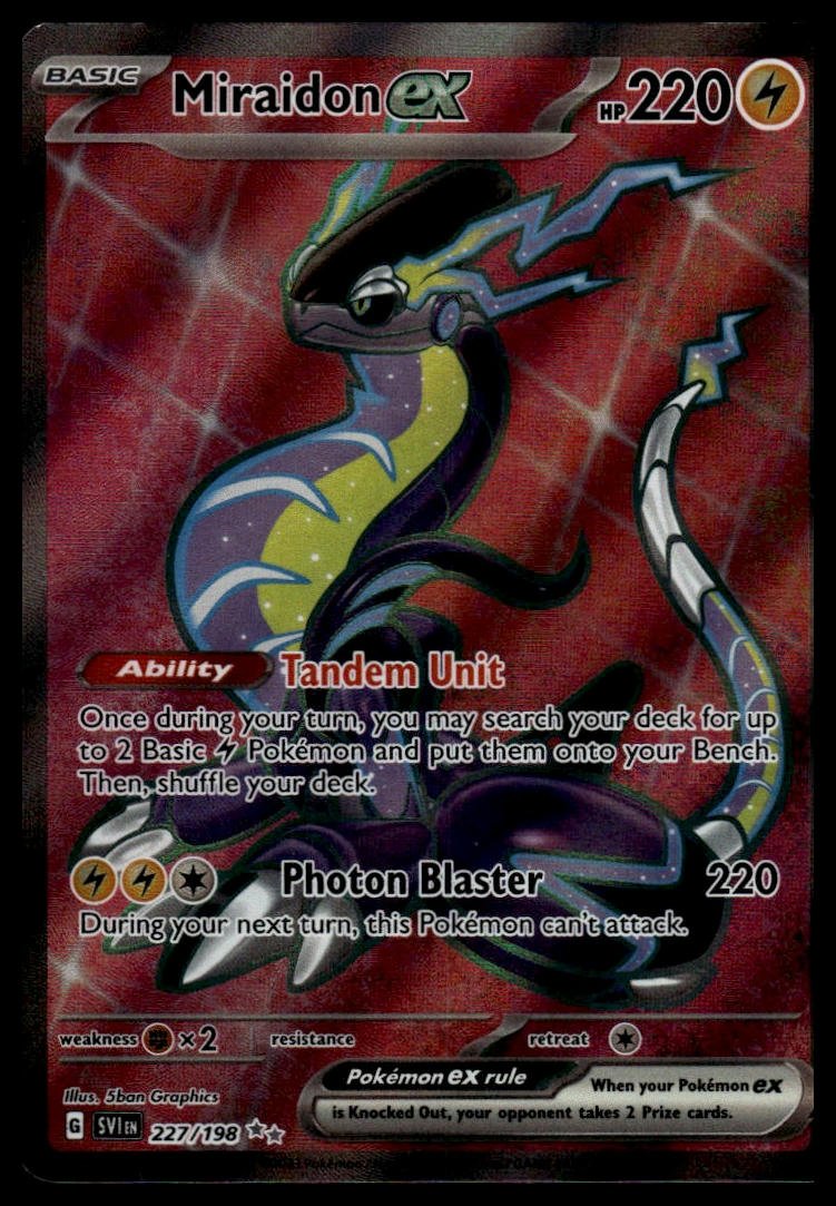Pokémon TCG - Miraidon ex (Scarlet & Violet 227)