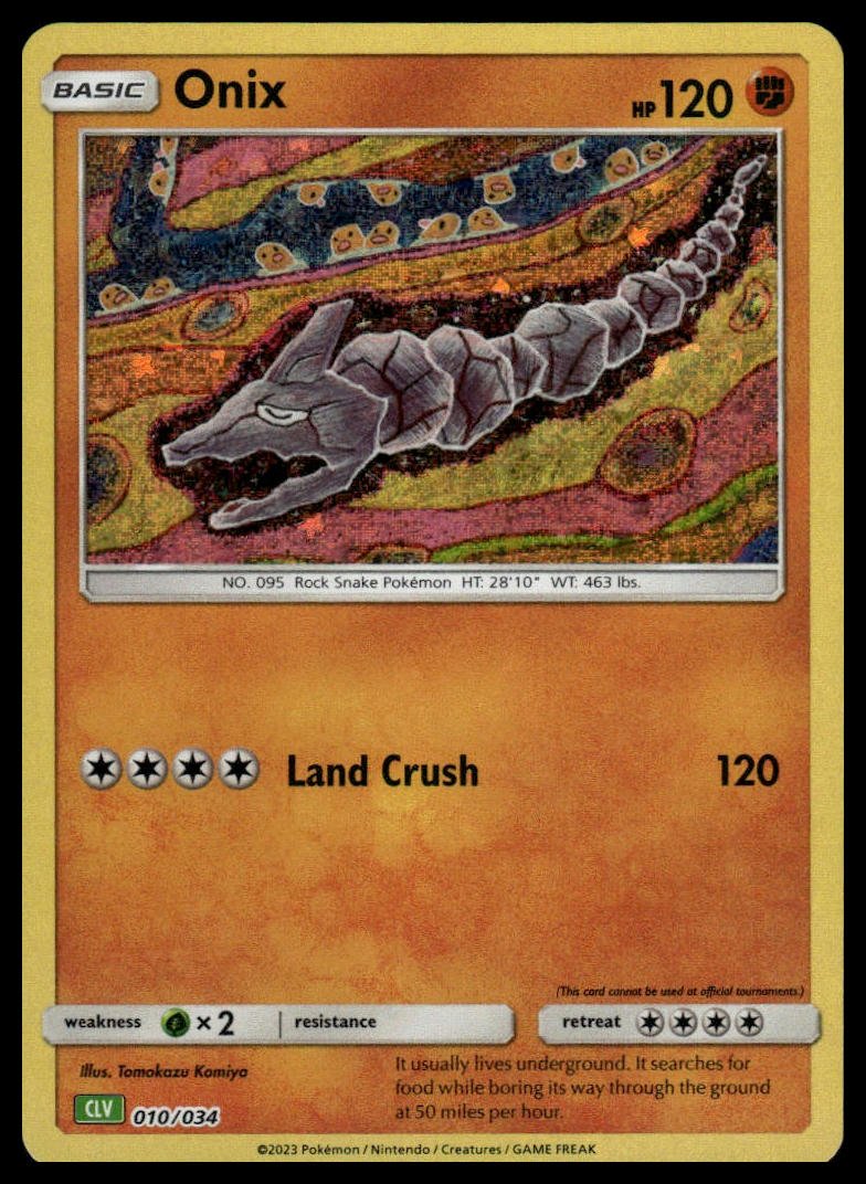 Pokémon TCG - Onix (Trading Card Game Classic 010 CLV)
