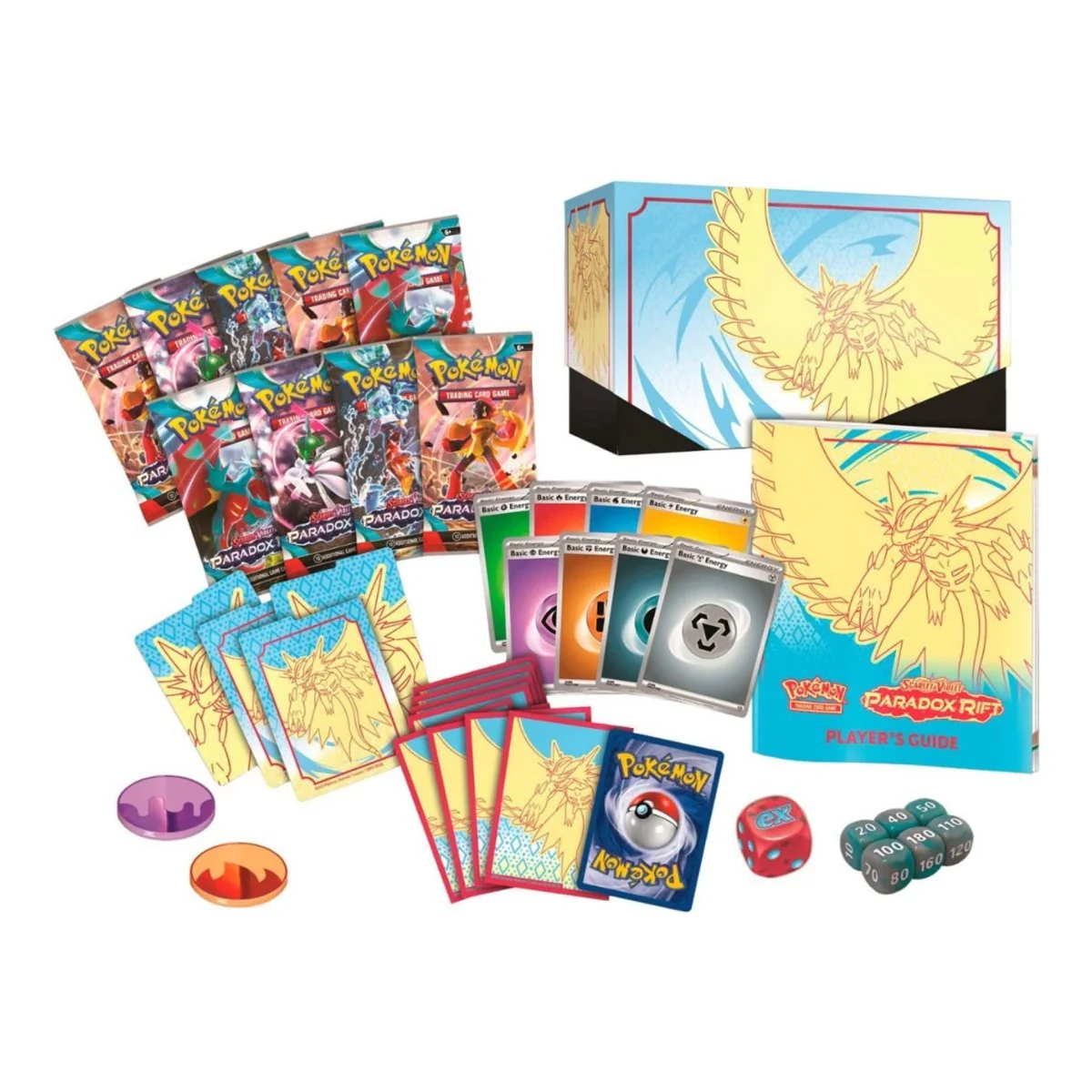 Pokemon TCG - Paradox Rift - Elite Trainer Box (Roaring Moon) - Image 2