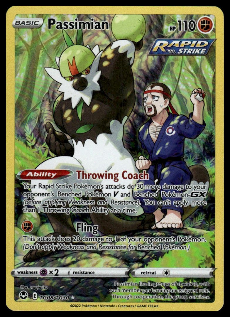 Pokémon TCG - Passimian (Silver Tempest TG08)