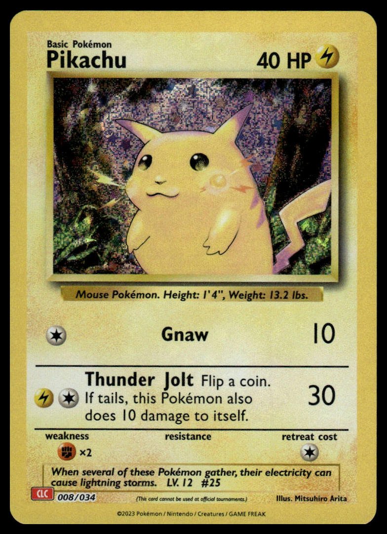 Pokémon TCG - Pikachu (Trading Card Game Classic 008 CLC)