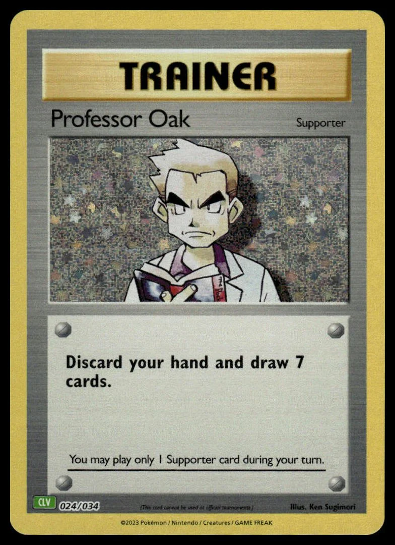 Pokémon TCG - Professor Oak (Trading Card Game Classic 024 CLV)