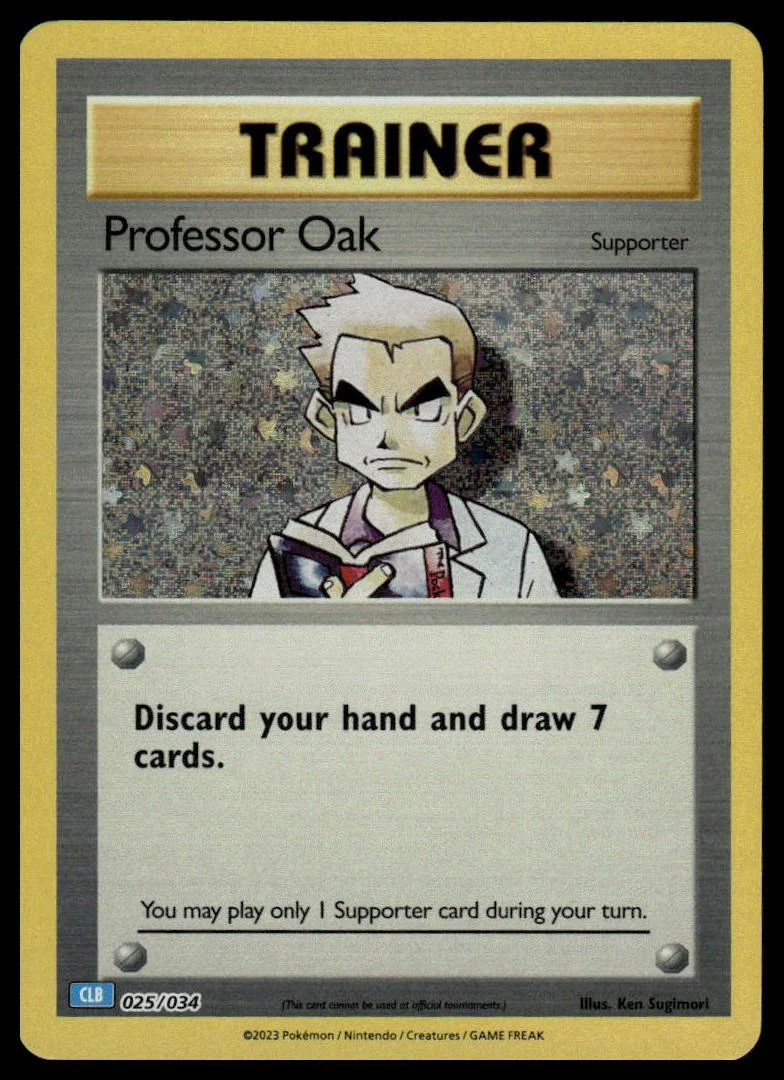 Pokémon TCG - Professor Oak (Trading Card Game Classic 025 CLB)