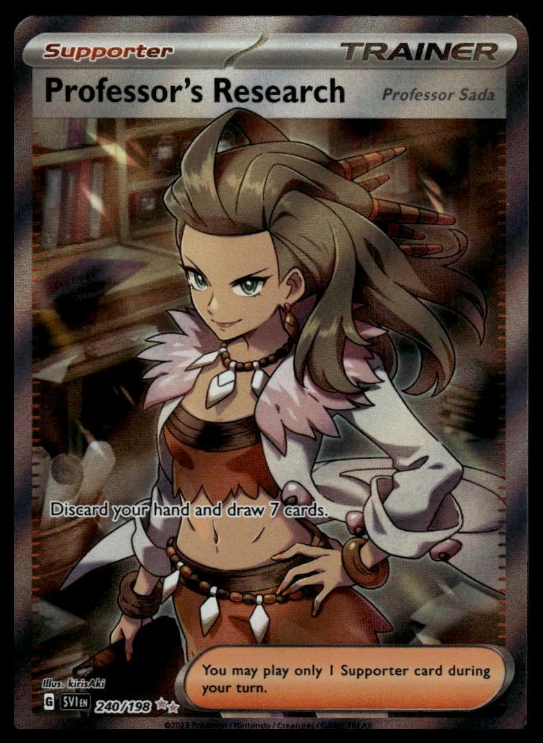 Pokémon TCG - Professor's Research (Scarlet & Violet 240)