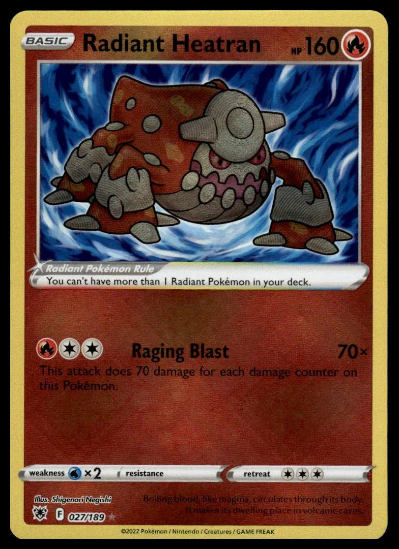 Pokémon TCG - Radiant Heatran (Astral Radiance 027)