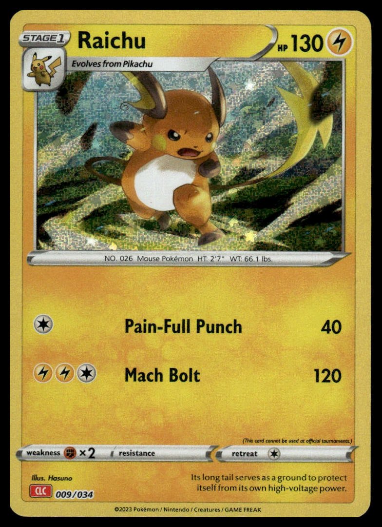 Pokémon TCG - Raichu (Trading Card Game Classic 009 CLC)
