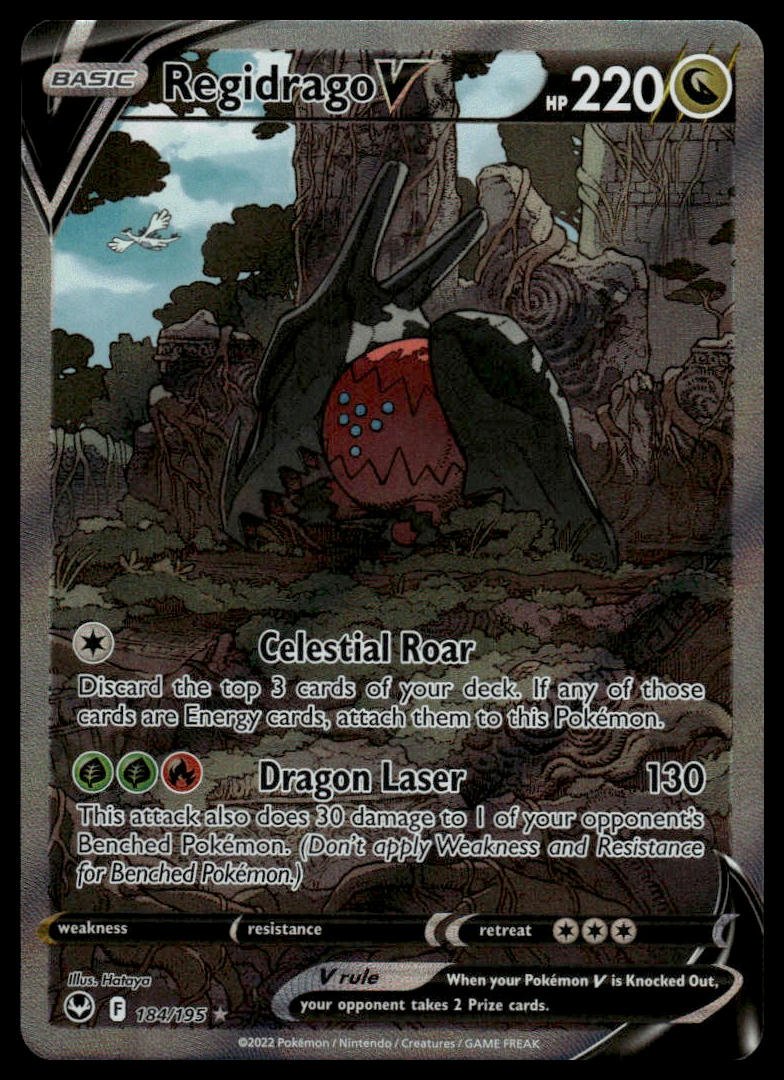 Pokémon TCG - Regidrago V (Silver Tempest 184)