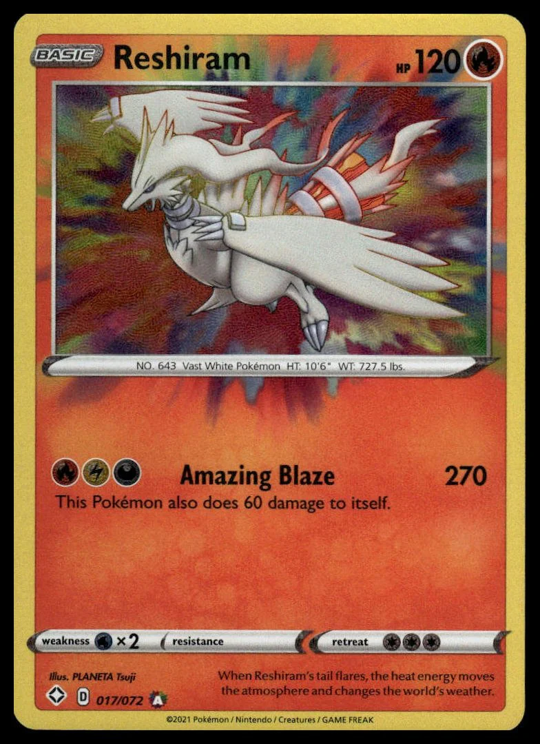Pokémon TCG - Reshiram (Phantasmal Flames 017)