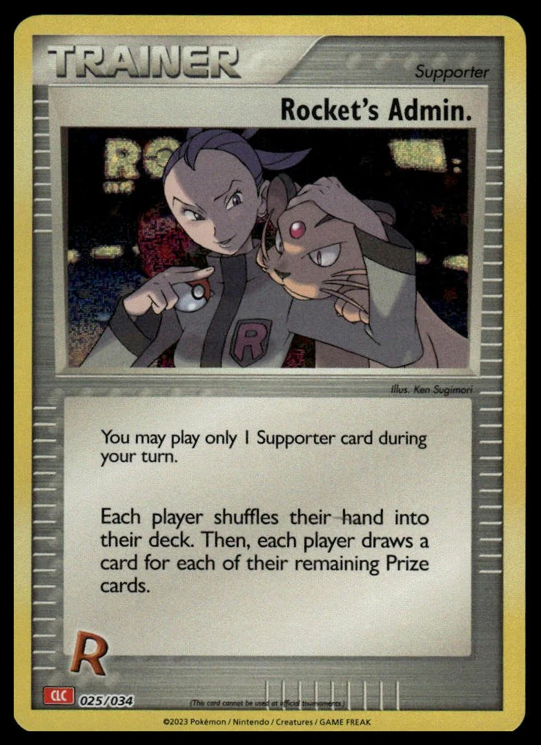 Pokémon TCG - Rocket's Admin. (Trading Card Game Classic 025 CLC)
