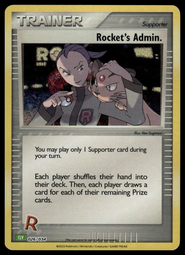 Pokémon TCG - Rocket's Admin. (Trading Card Game Classic 026 CLV)