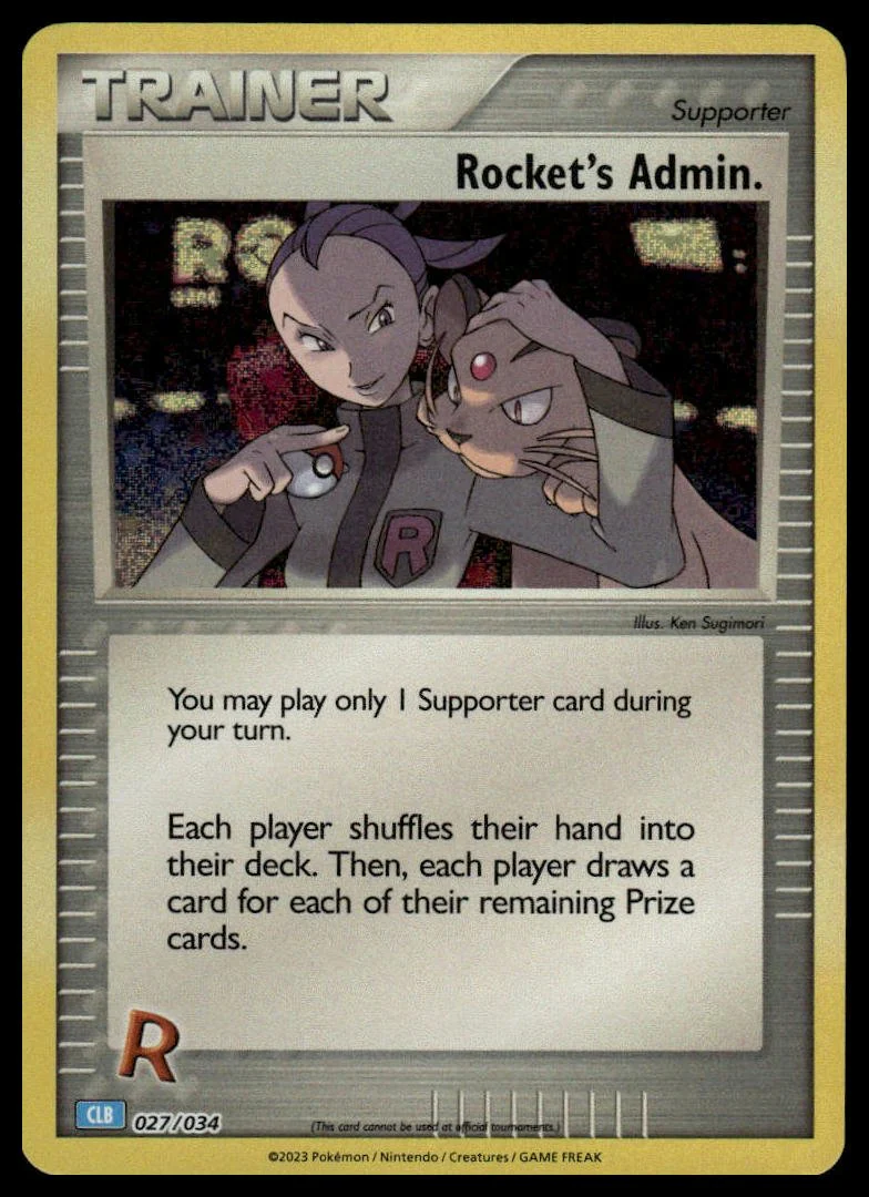 Pokémon TCG - Rocket's Admin. (Trading Card Game Classic 027 CLB)