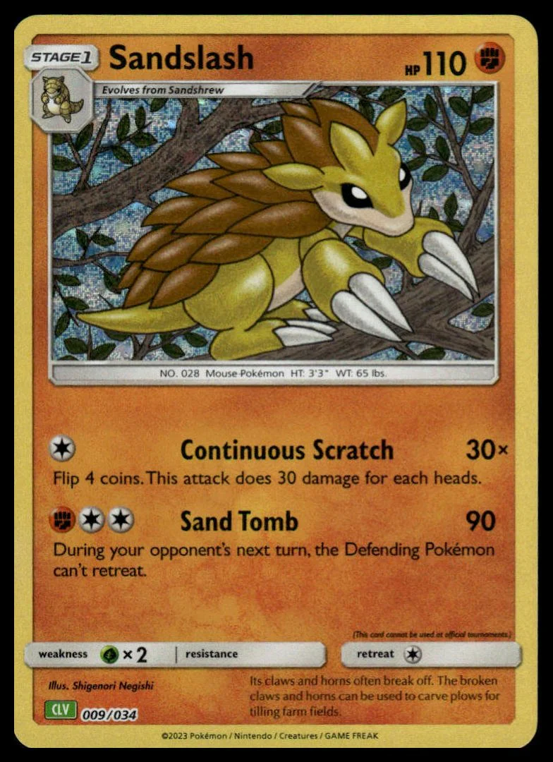 Pokémon TCG - Sandslash (Trading Card Game Classic 009 CLV)