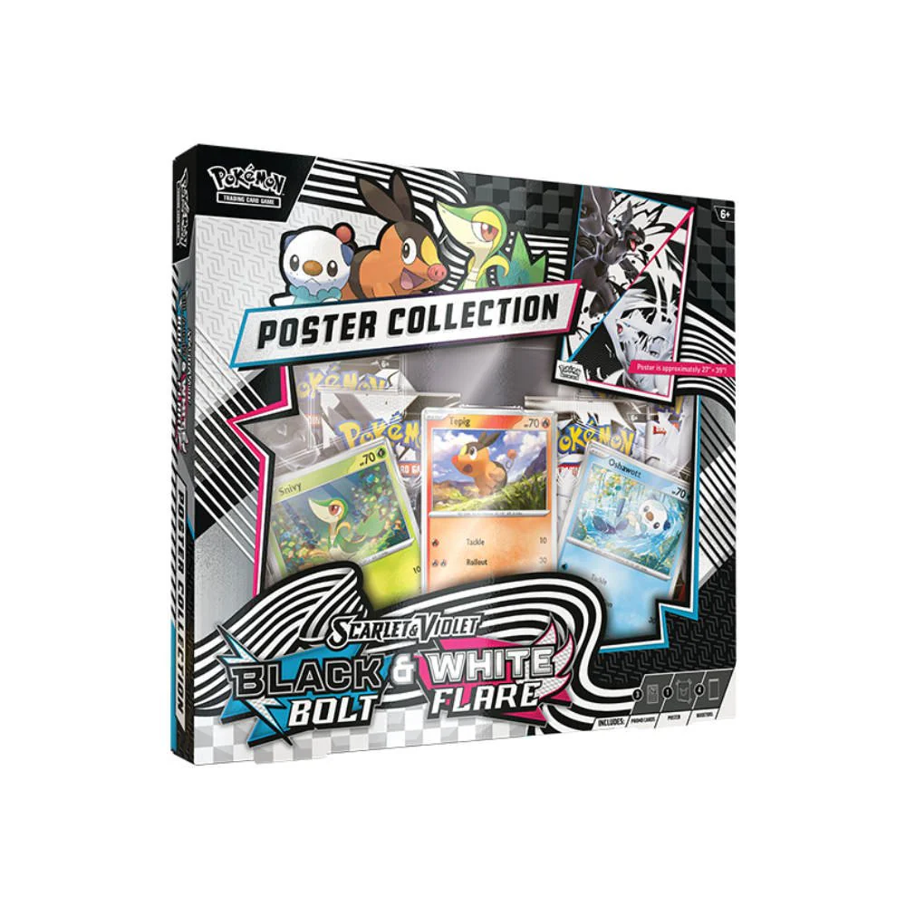 Pokémon TCG: Black Bolt & White Flare Unova Poster Collection